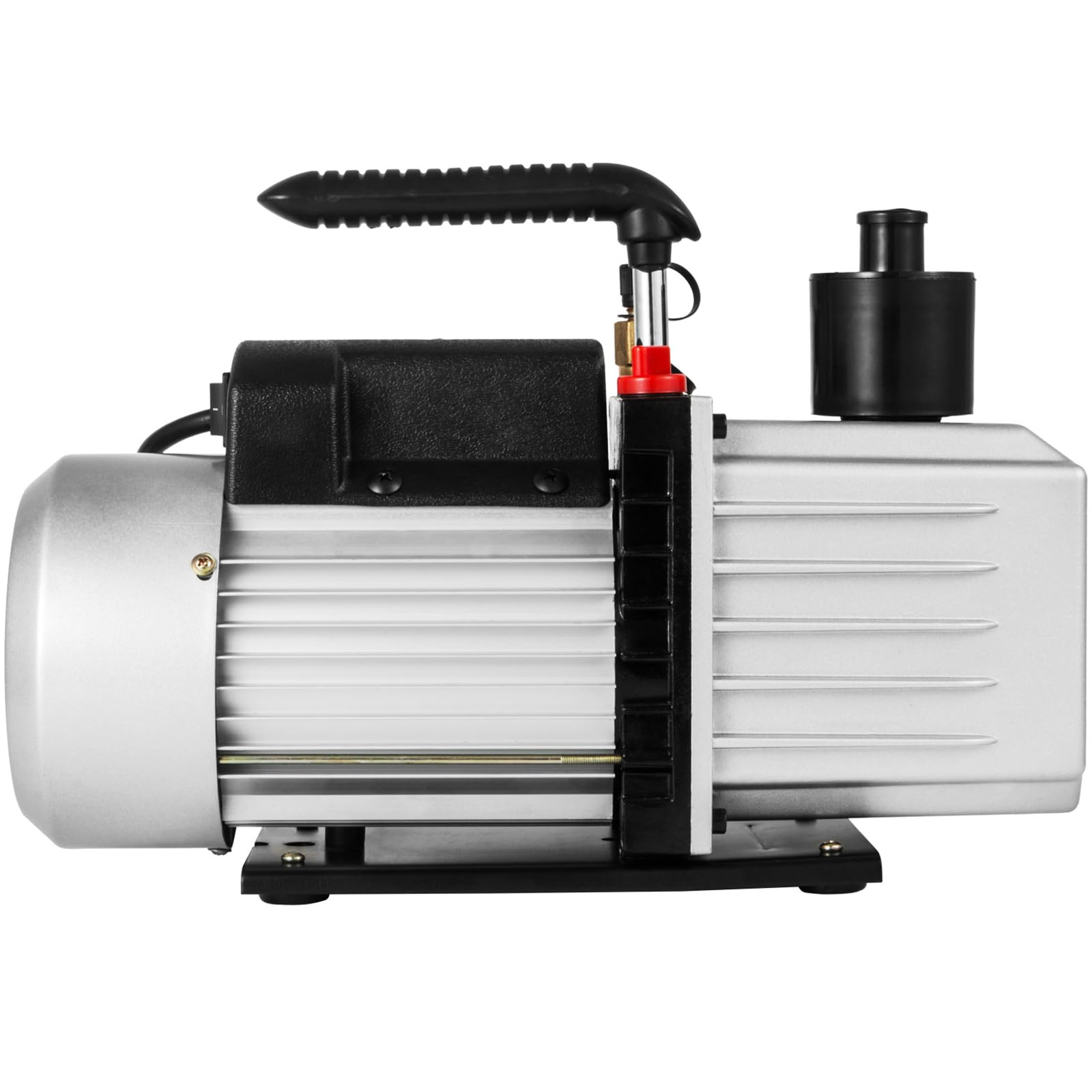 VEVOR Vakuumpumpe 8 CFM 3/4 HP Zweistufige Klimaanlagen-Vakuumpumpe 220V 0,3 PA Ultimatives Vakuum Kältemittel HVAC Werkzeug für Automobile Reparatur Vakuum Evakuierung