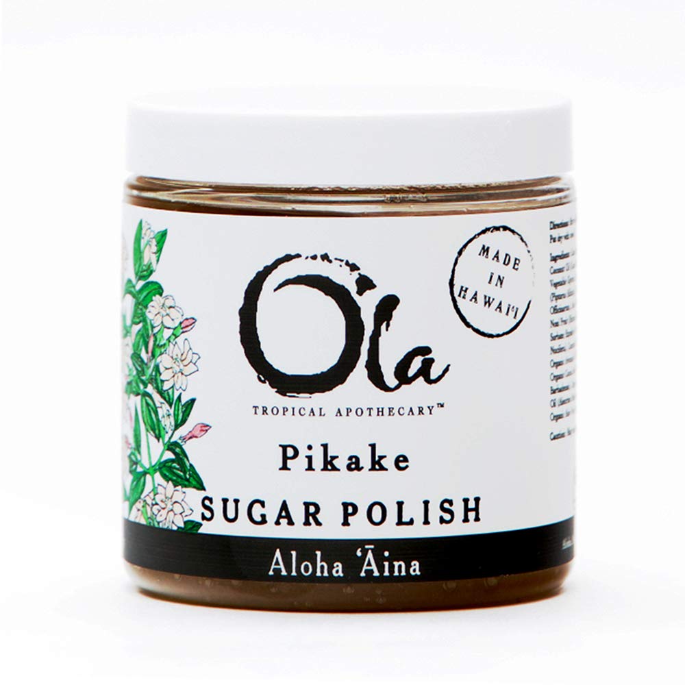 Ola Tropical Apothecary Pikake Sugar Polish with Pure Tropical Oils and Plant Extracts - 11.6 Oz