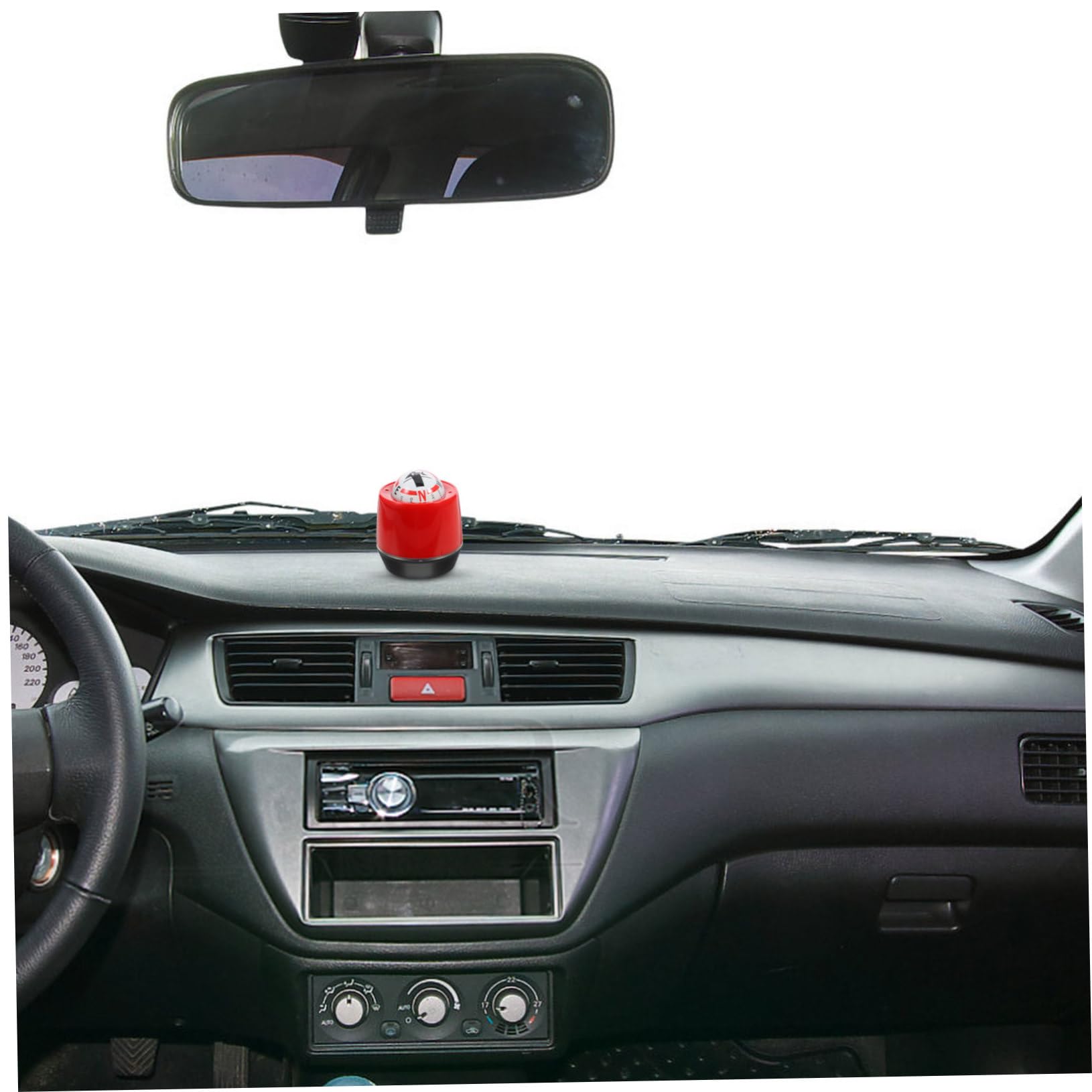SUPVOX Car Dashboard Compass Ball Auto Accessories Direction Indicator Car Ornaments Random Color