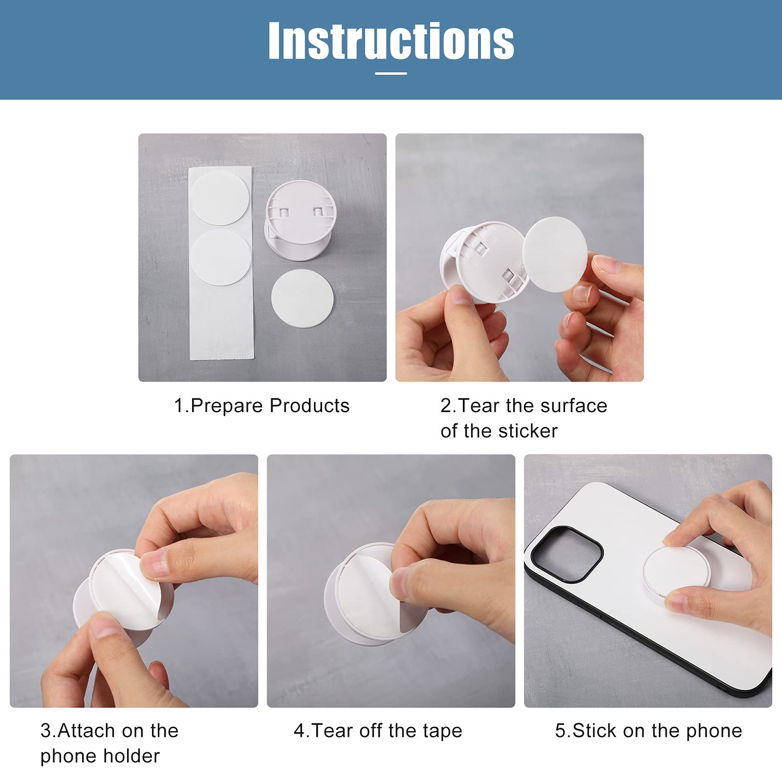 Pop Sockets For Iphone Rflaueo 30pcs Collapsible Phone Holders