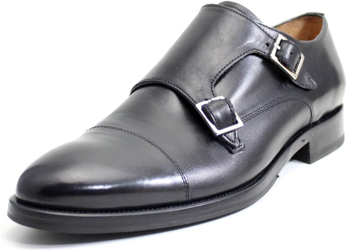 Giorgio Rea Men Shoes Elegant Handmade Shoes Made in Italy Genuine Calfskin Real Leather Oxfords Richelieu Brogue Gentlemen