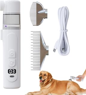 Electric Lice Vacuum Comb – Rechargeable USB ABS | Cordless Hair Cleaning and Removal, Scalp Hygiene and Grooming, Suitable for Children, Adults, Men, Home, Travel, Shower, Spa