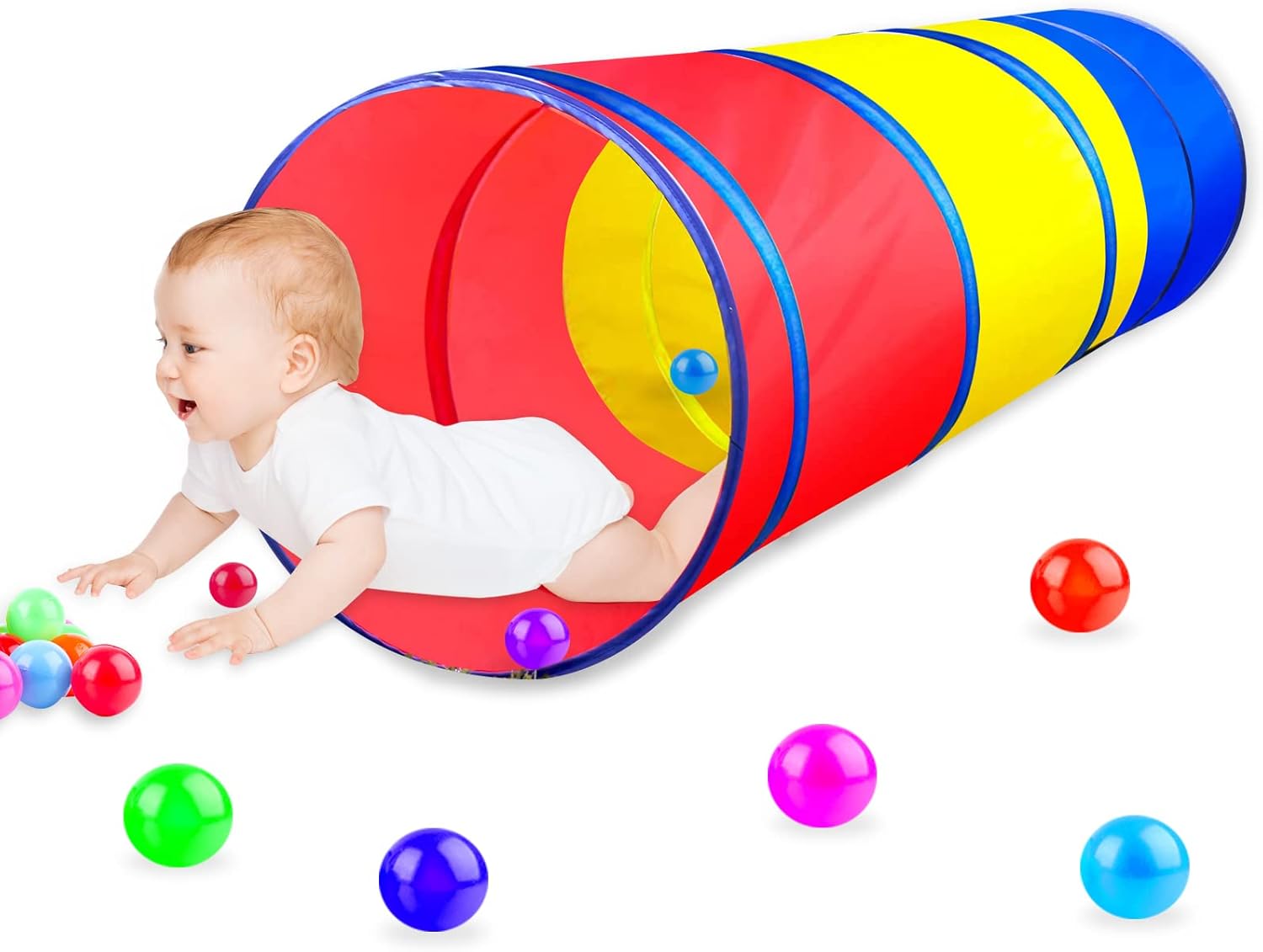 Kids Play Tunnel for Toddlers,Crawl Tunnel Toy for Toddlers