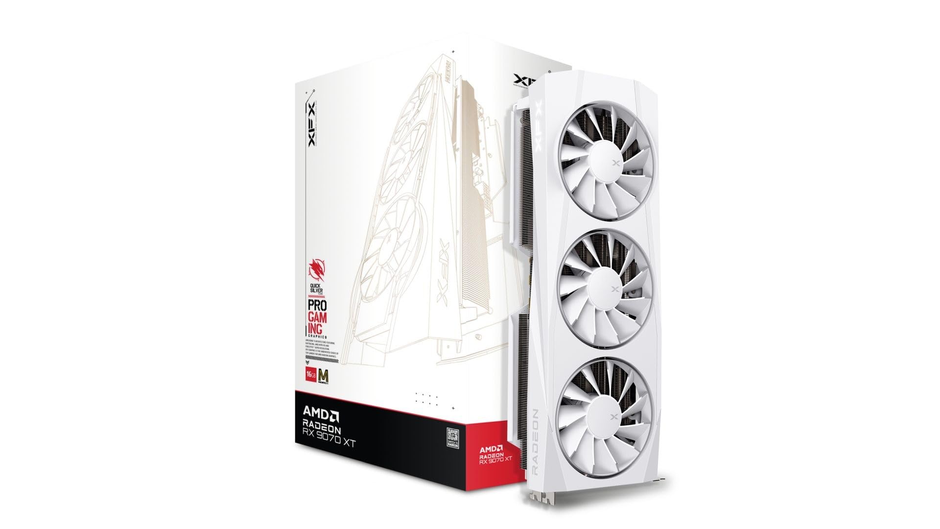 Amazon | XFX Quicksilver AMD Radeon RX 9070XT Magnetic Air