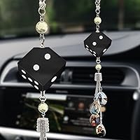 Vista 17 de Accesorios de coche colgantes de cristal con foto personalizada para mujeres y hombres, imágenes personalizadas para espejo retrovisor