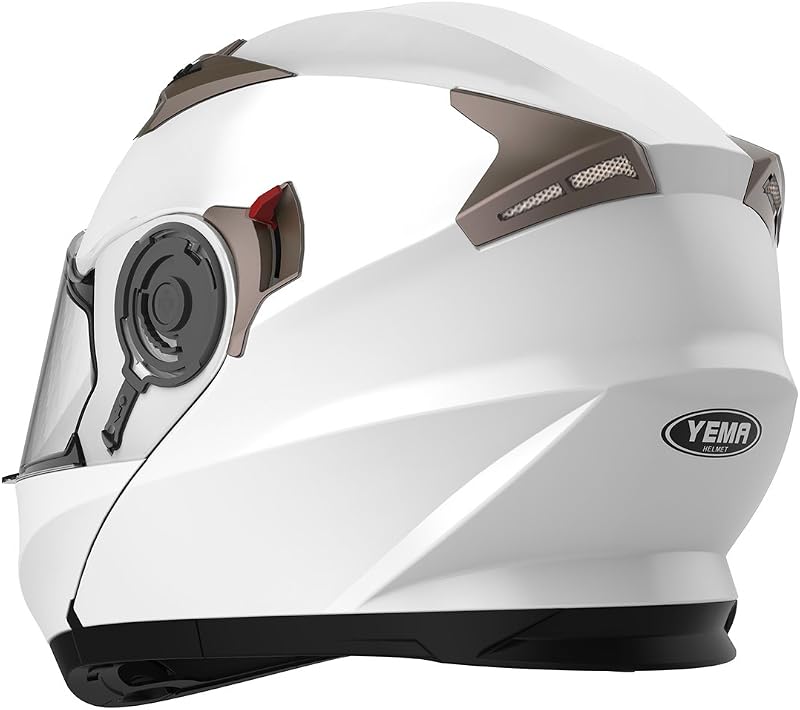 YEMA YM-925 Bukósisak Flip-Up Motoros Fullface Dupla Plexi ECE Homologizált, XL MÉRET