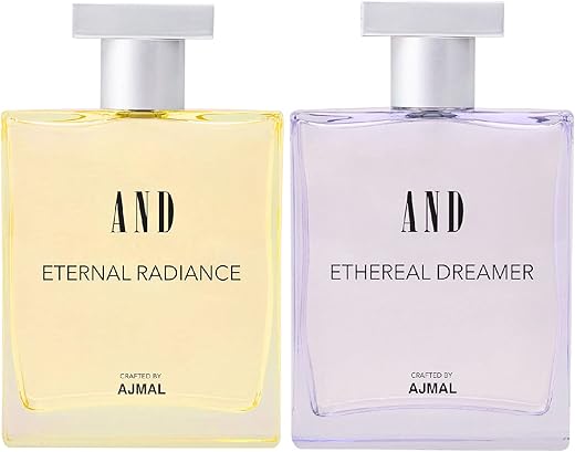 AND Eternal Radiance & Ethereal Dreamer Pack of 2 Eau De Parfum 50ML each for Women Crafted by Ajmal