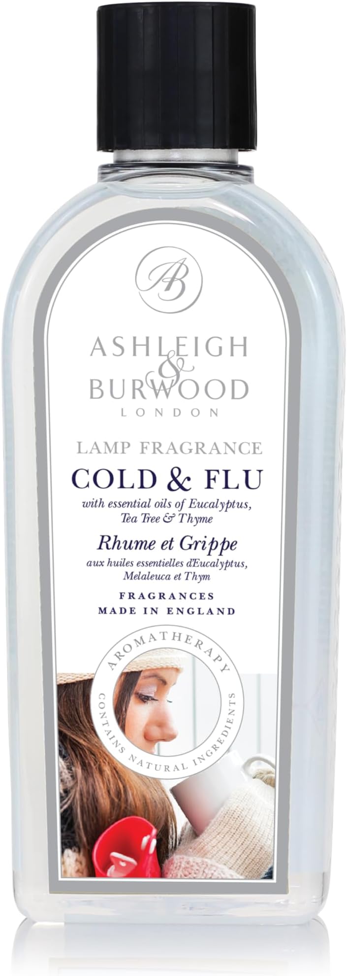 Ashleigh & Burwood Essential Oil Blend - Cold & Flu Lamp Fragrance, 500 ml, PFL952