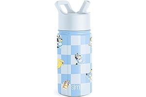 Simple Modern Bluey Kids Water Bottle with Straw Lid