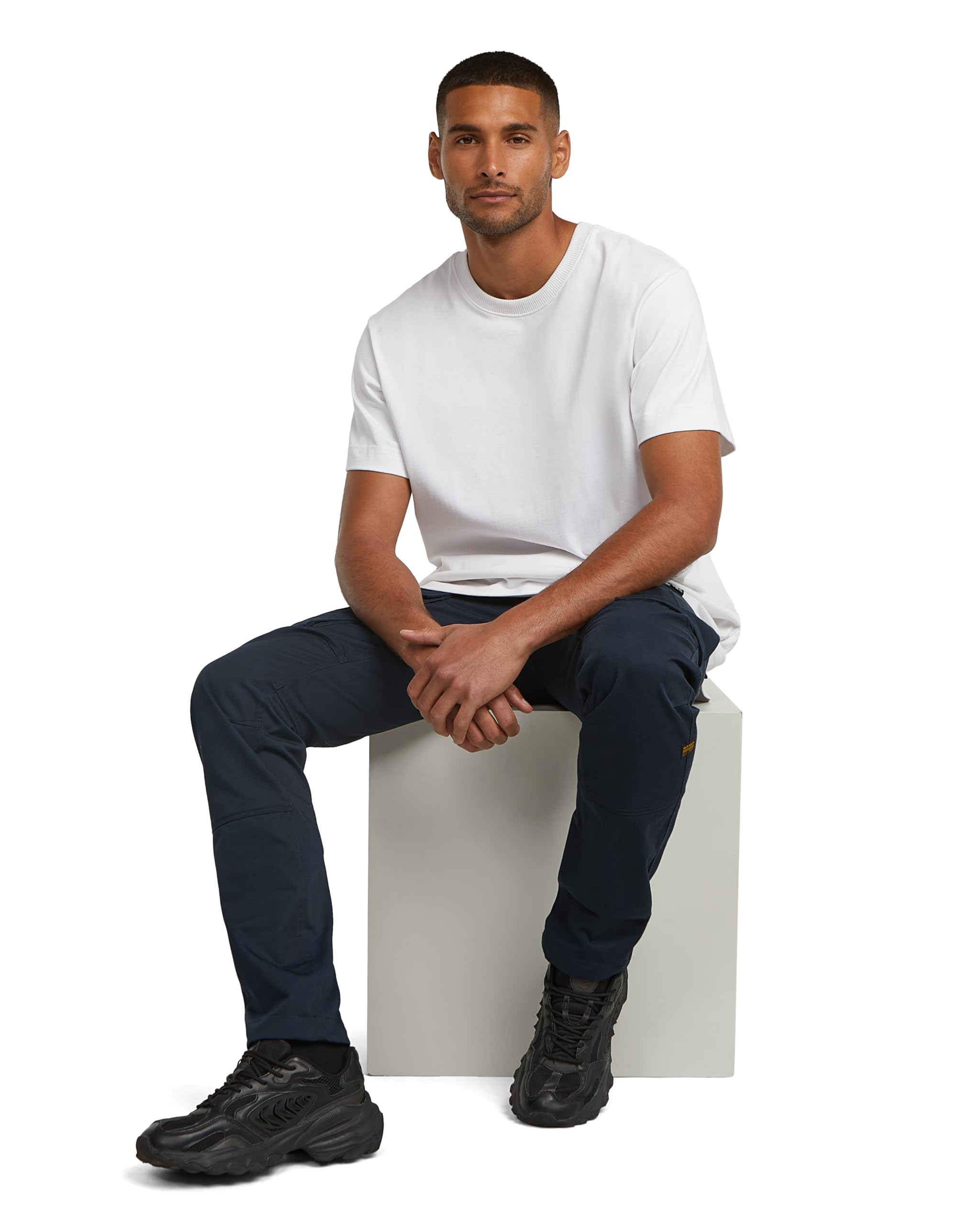 G-STAR Rovic Zip 3D Regular Tapered spodnie, Niebieski (Salute D02190-e064-c742), 36W / 34L