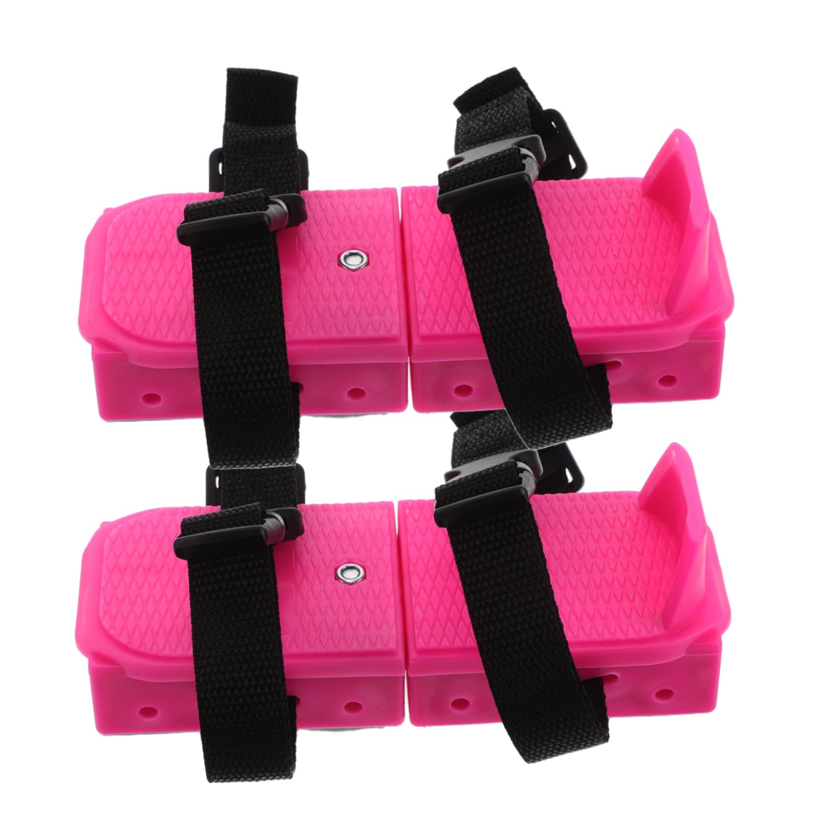 ibasenice Pattini da Neve Regolabili per Ragazzi Rosa, 1 Paio | Pp Metallo Ribbon, Fit Sicuro e Design Semplice, per Sport Invernali e Piste di Ghiaccio