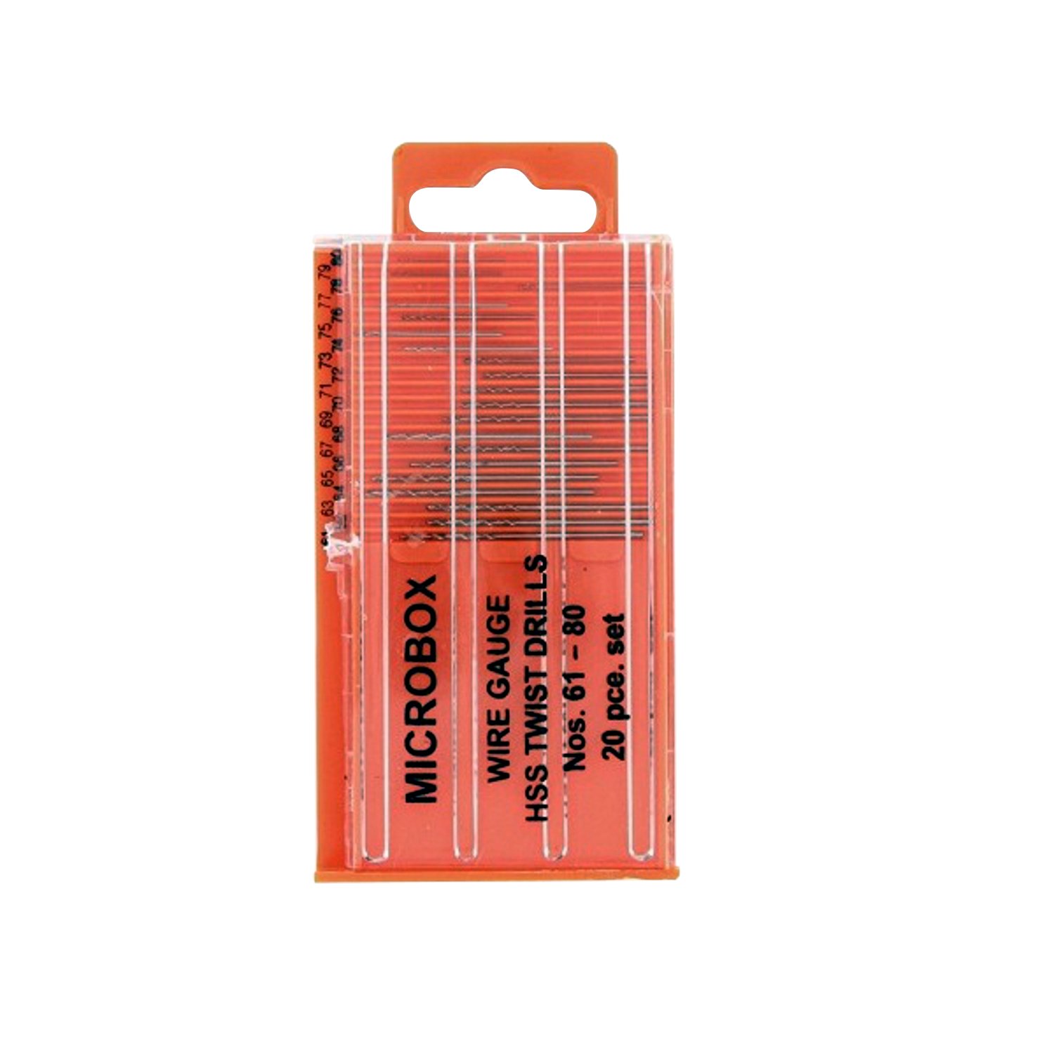 Modelcraft Microbox Drill Set 61-80 (20) (PDR4004) SHSPDR4004