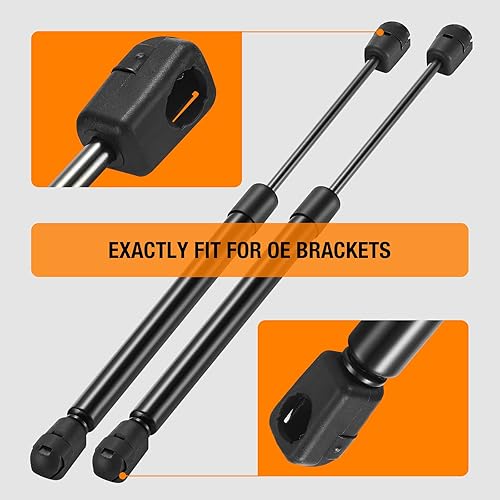 Miniatura 4 de BDFHYK C16-22360 - Amortiguadores de gas de 13 pulgadas y 35 Lb156N para ventana lateral de carcasa de cámper, caja de herramientas para camioneta,