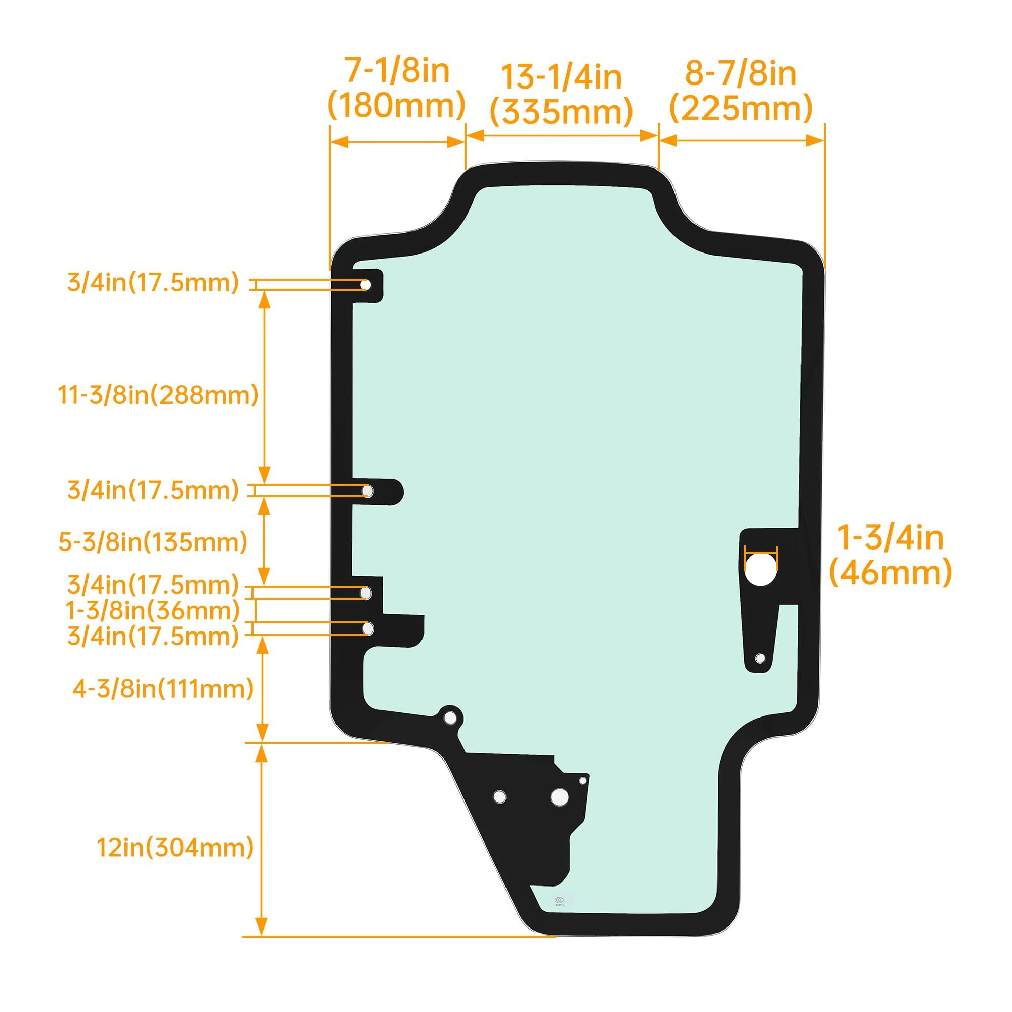 Amazon.com: HECASA Replacement for 47405930 Door Glass Compatible