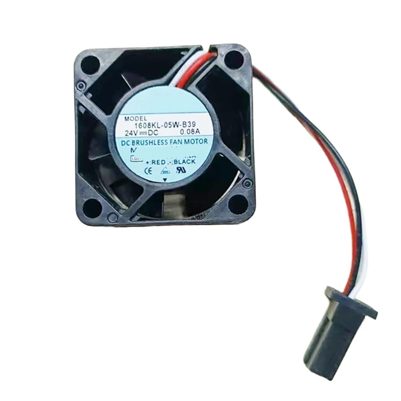 YLPWKMVZ Axial flow fan 1608KL-05W-B39 resistant fan 24VDC 0.08A 40 * 20mm Cooling fan A90L-0001-0510