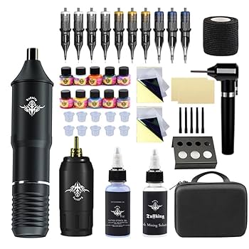タトゥーマシーンセット Tattoo machine set Amazon | タトゥーマシン、ワイヤレスタトゥーマシン 、タトゥー