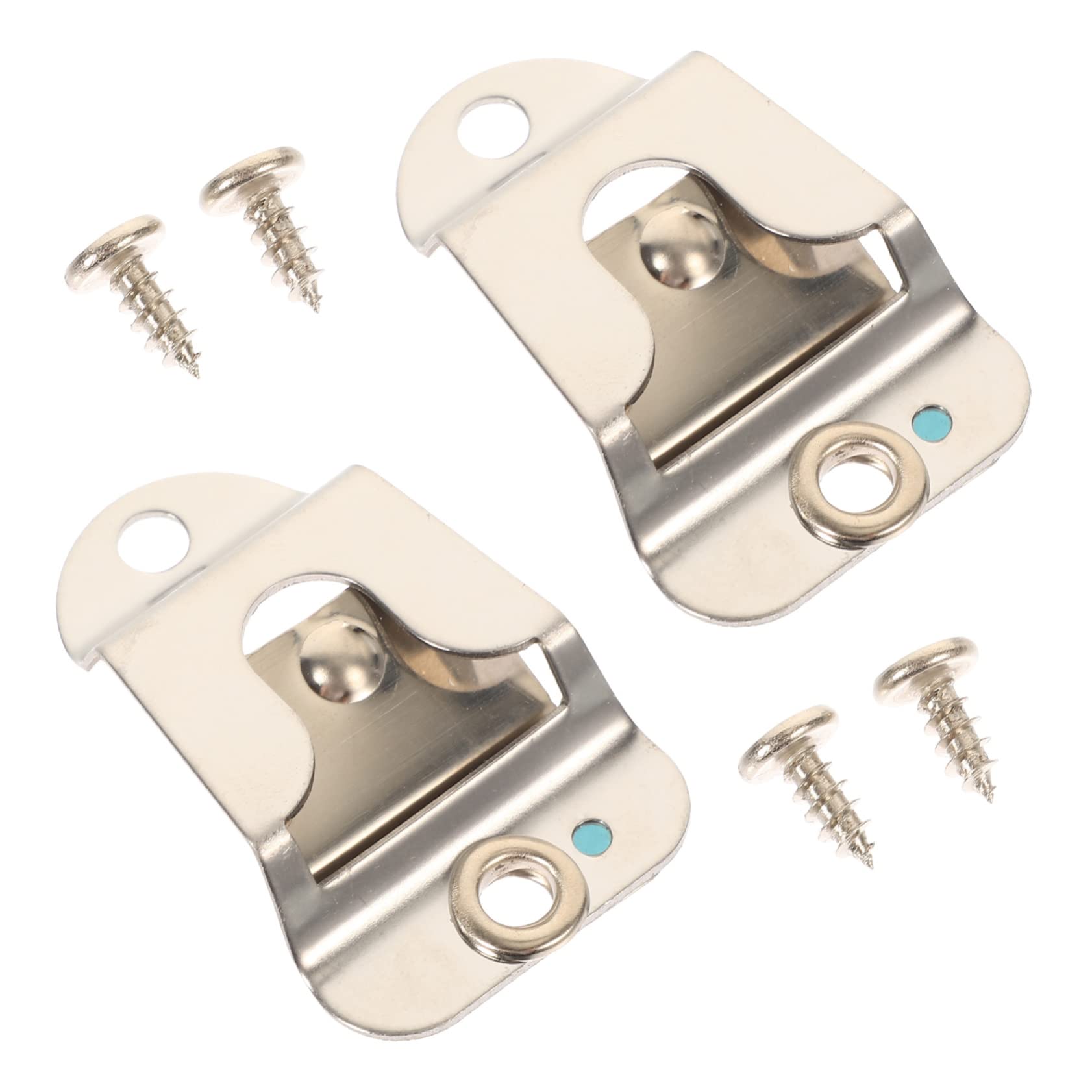 Totority 2Sets Microphone Storage Clips for Ham Radio Easy Install Metal Hanger Compatible with Reliable Radio Mic Holder Automotive Mic Clip
