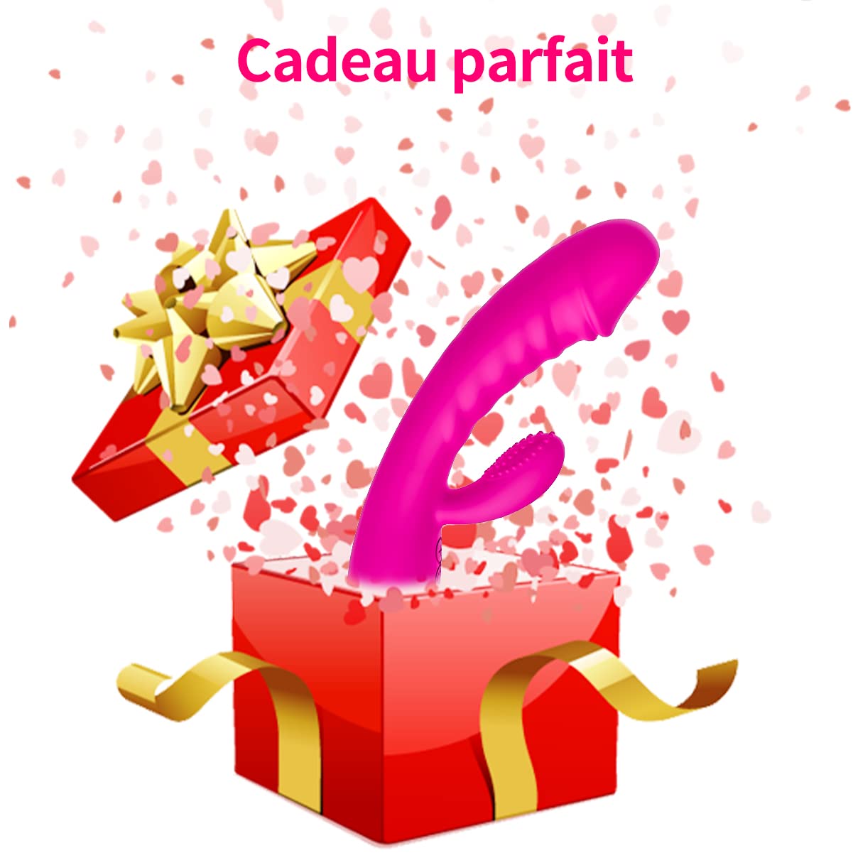 Vibrador Vibradorador Mujer Juguetes Eroticos Vibradores mujer Con 10 modos Consoladores.. para mujer con vibración Vibradorador Clitoris Juguetes eróticos para pareja sexuales Carga USB impermeable