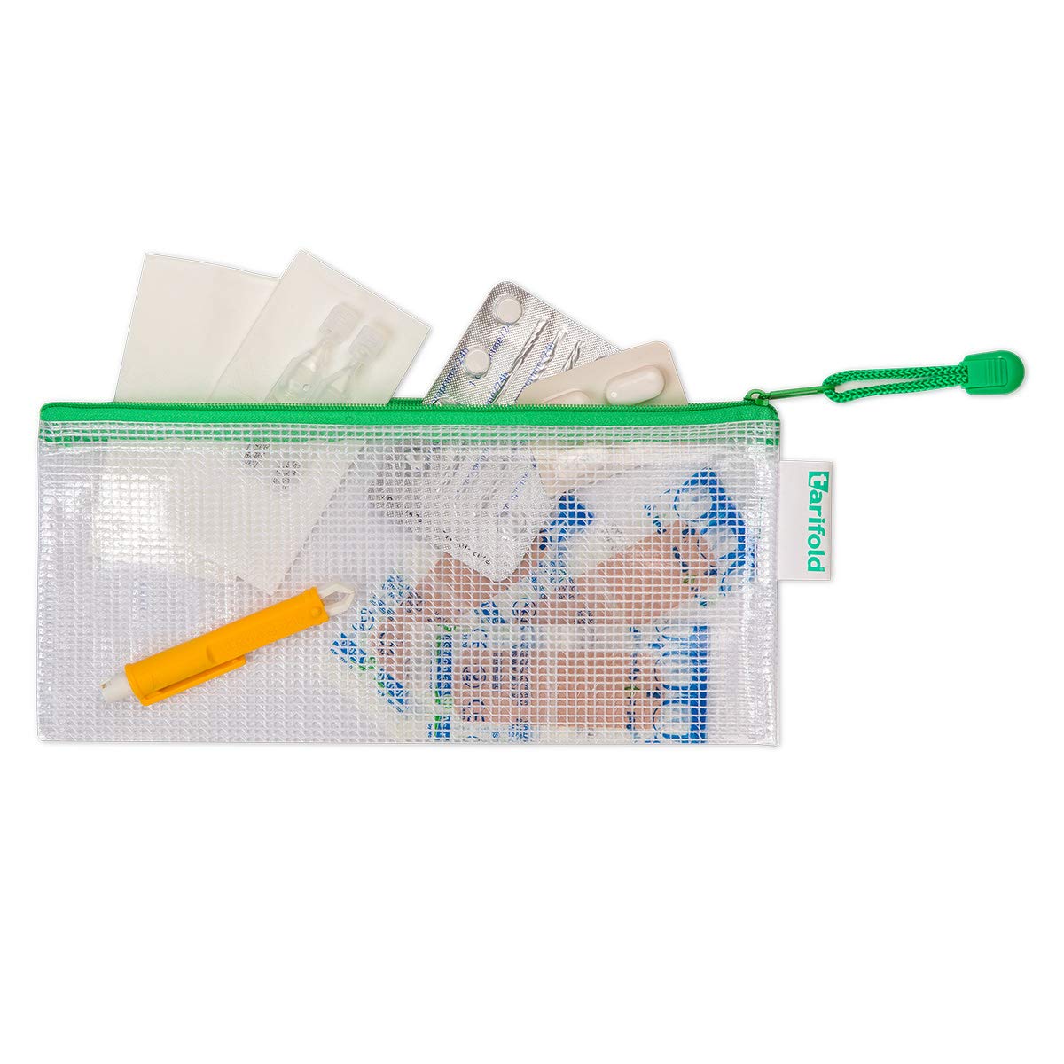 Tarifold 509045 Zip Zipper DIN Long Green