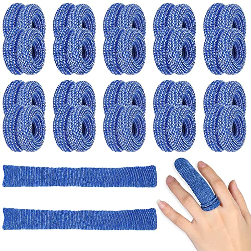 LYJOW 20 Stück Fingerpflaster Fingerlinge Fingerschützer Finger Bobs Universelle Fingerlinge Die Keinen Applikator Benötigen Dehnbar Fingerpflaster Cover