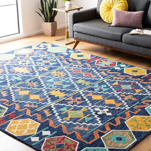 Image of Soft Pure Woolen Modern Collection Tufted Carpet for Living Room,Bedroom'Kitchen and Hall (7 X 10) Feet
