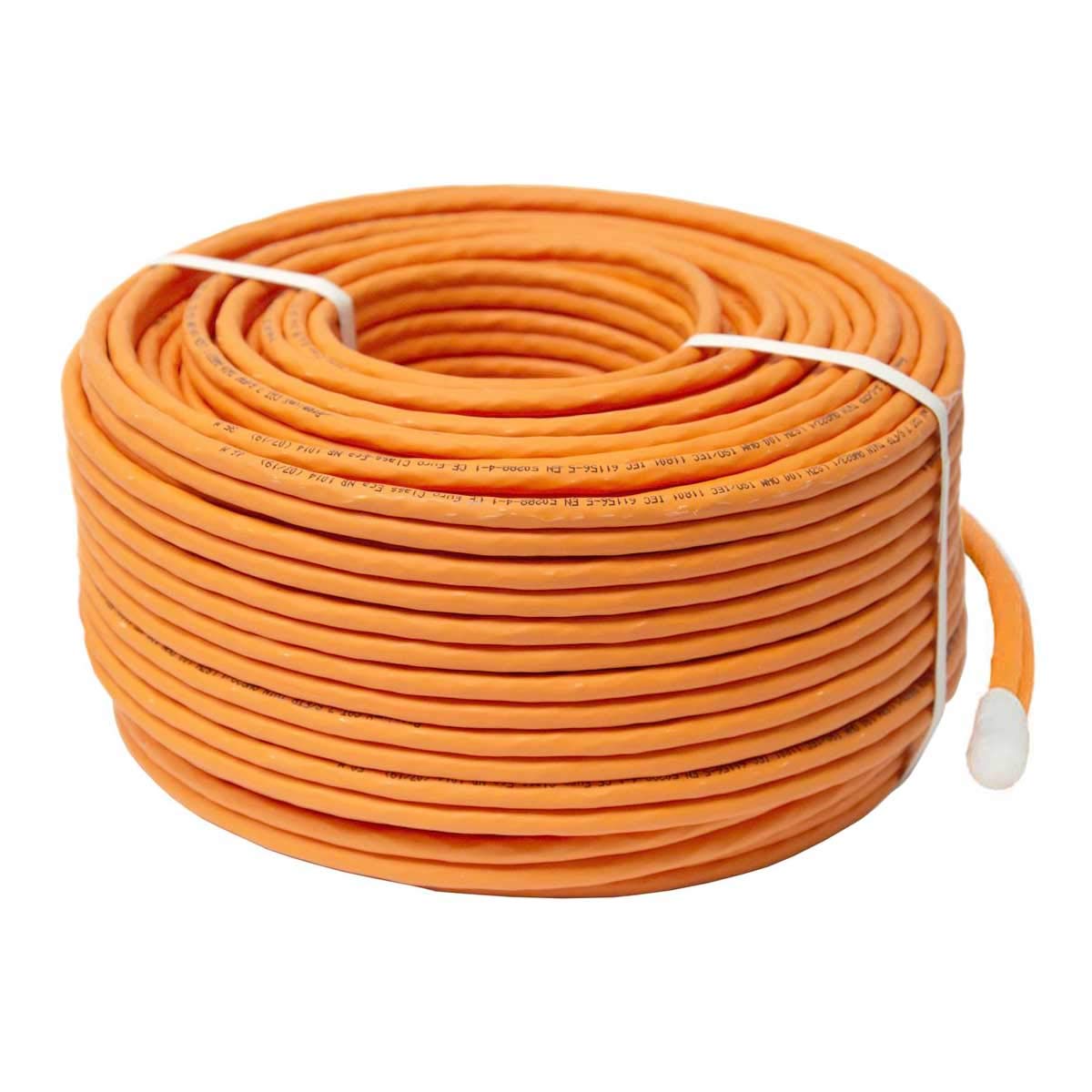 Premium X Câble réseau CAT 7 30 m - Câble LAN duplex - Câble en cuivre - Câble de données Ethernet S/FTP PiMF PoE Eca Kat7 - Câble d'installation pour une pose sans effort
