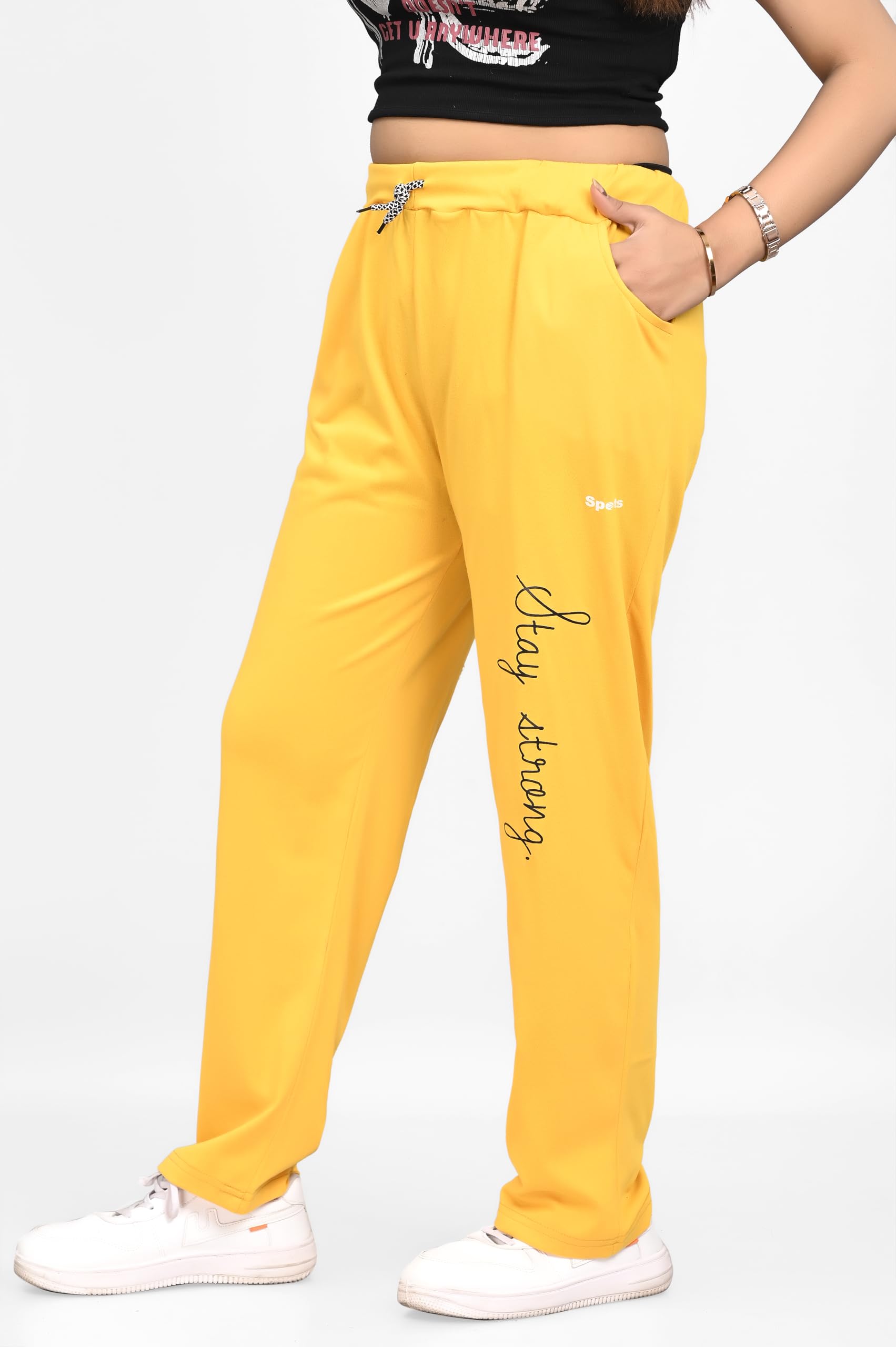 Women's Cotton Regular Fit Solid Pyjamas | Comfortable & Stylish with Side Pockets-picture-35