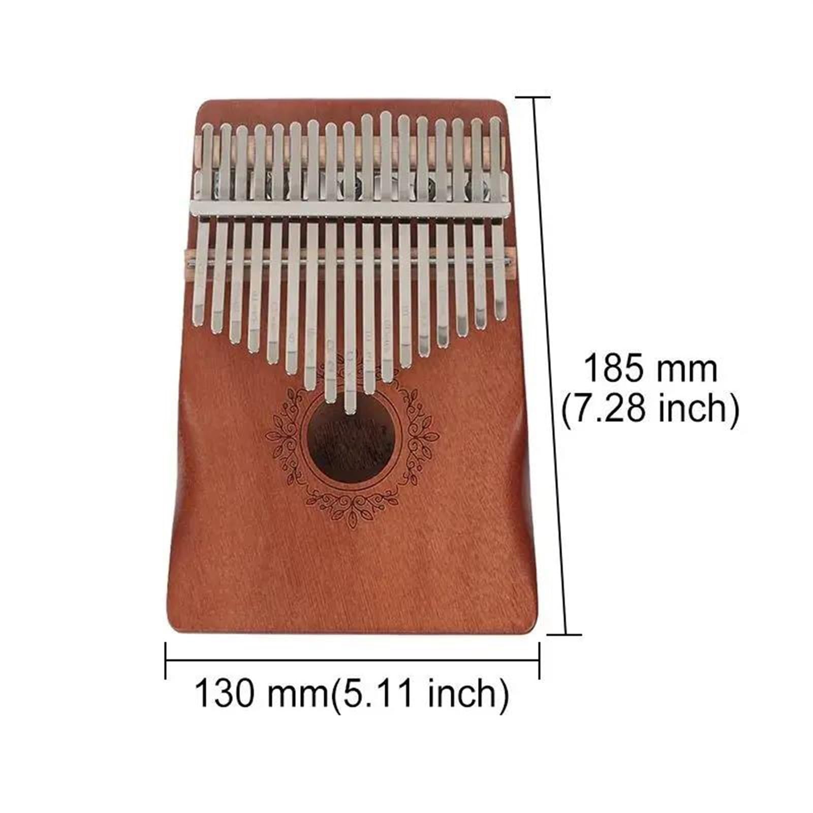 Kalimba Pianino Kciukowe Beech 17-klawiszowe Kalimba Instrument Dla Początkujących Na Palce