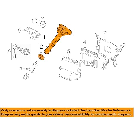 Genuine Honda 30520-RN0-A01 Plug Hole Coil
