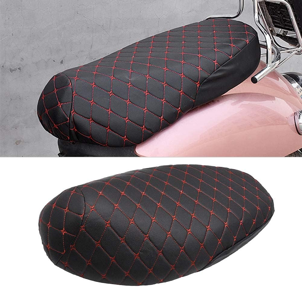 Motorrad Sitzbezug Leder wasserdicht Regenschutz Staubschutz Abdeckung f¨¹r Sitzauflage Kissen Pad Protector Cover XL