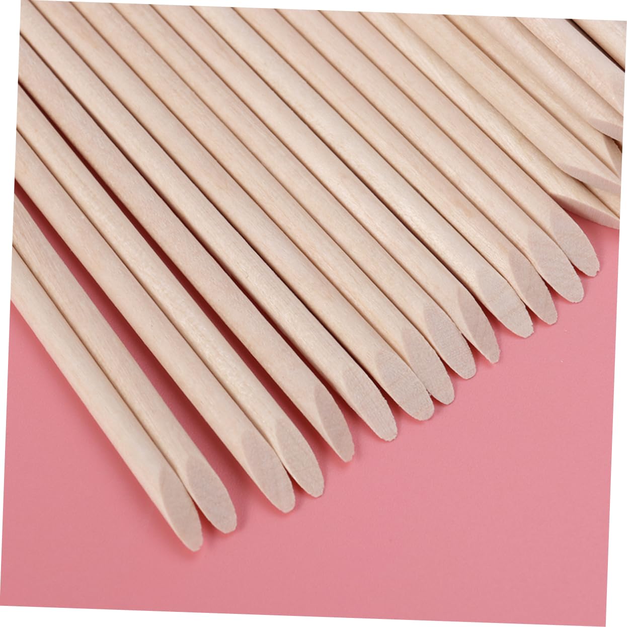 Housoutil 1000piezas Palos De Madera Para Manicura Empujadores De Cutículas De Naranja Utensilios Para Cuidado De Uñas Removedores De Cutículas