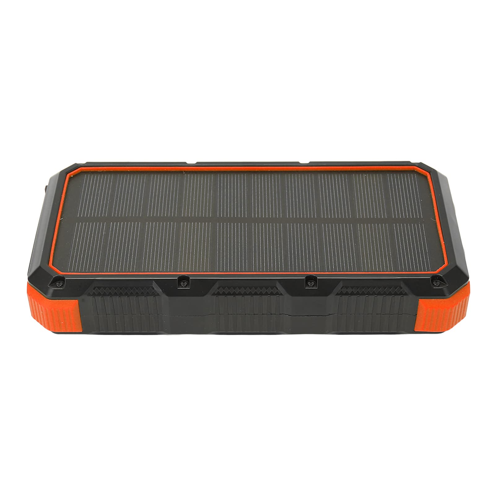 Cargador Solar, Cargador de Carga Rápido del Banco de la Energía Solar del ABS 36800mAh 5V 3A con la Luz del LED para Al Aire Libre (Orange)