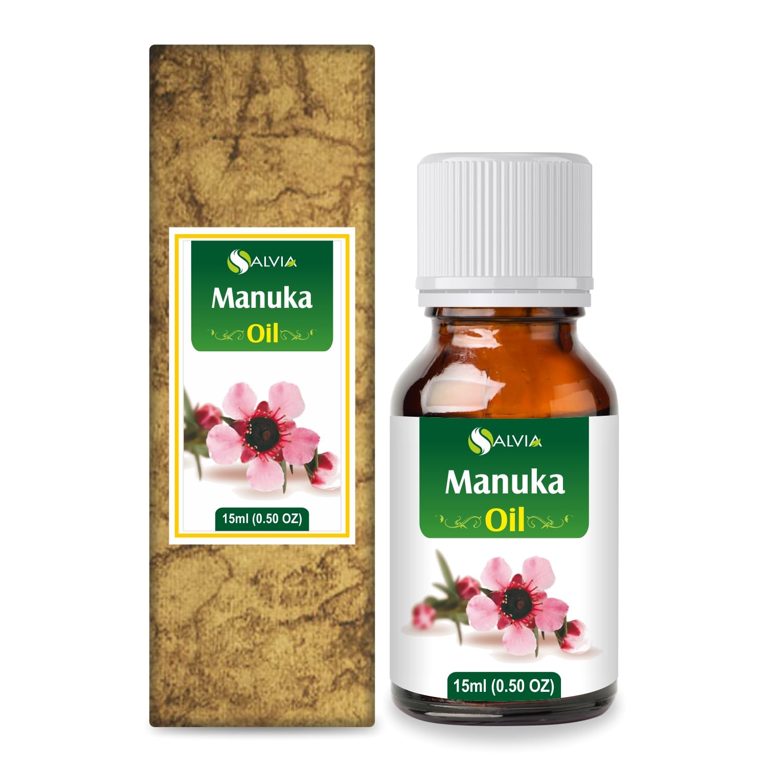 Salvia Manuka Oil (Leptospermum Scoparium) 100% Pure & Natural With Dropper 15Ml-picture-28