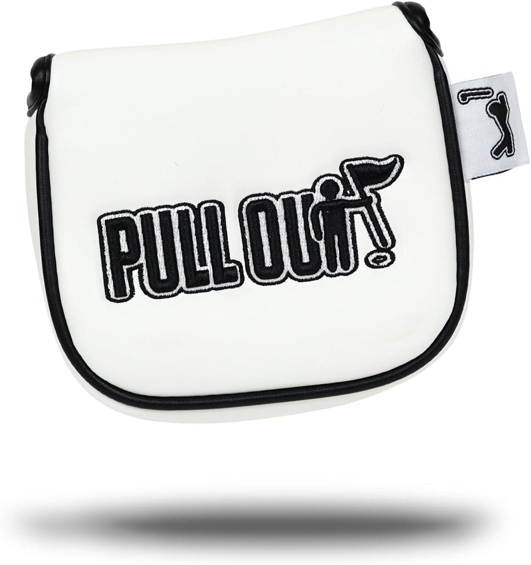 Bogey Bros Headcover – Novelty Golf Headcovers – Funny Golf Head Covers for Driver – Premium PU Leather Golf Club Cover, Embroidered Design with Elastic Neck, All Weather Protection