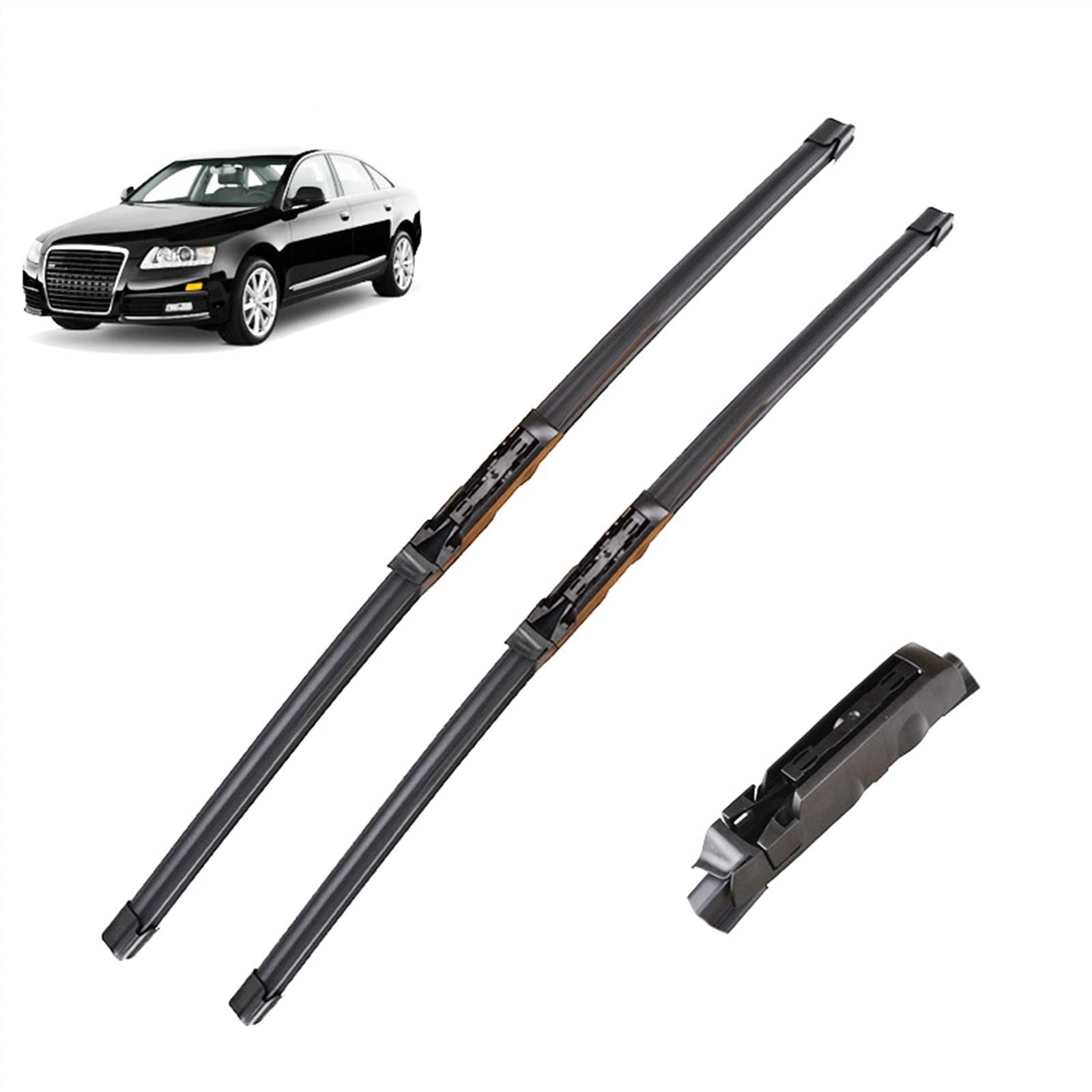 Balais d'essuie-glace avant 22" pour Audi RS6 2008-2010 | Kit essuie-glace de pare-brise auto