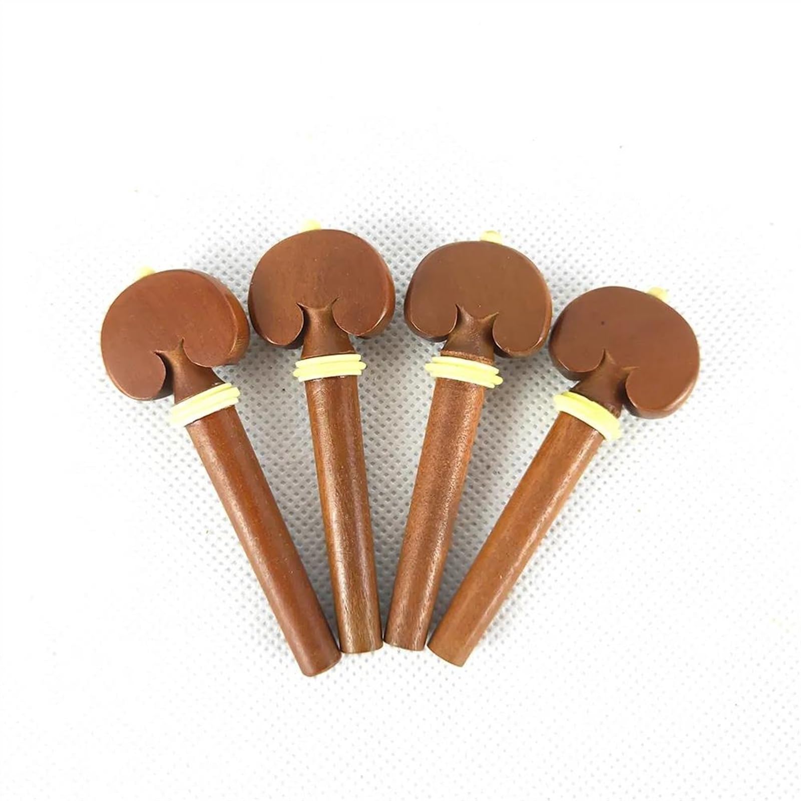 Il set di raccordi per violino in legno di bosso 4/4 include un bel ponte con perni per cordiera e mentoniera pezzi di ricambio per violino