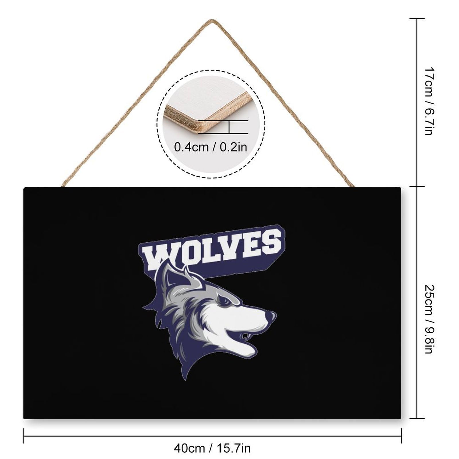 Amazon.com : Wolf Head Welcome Sign for Front Door Wood Home