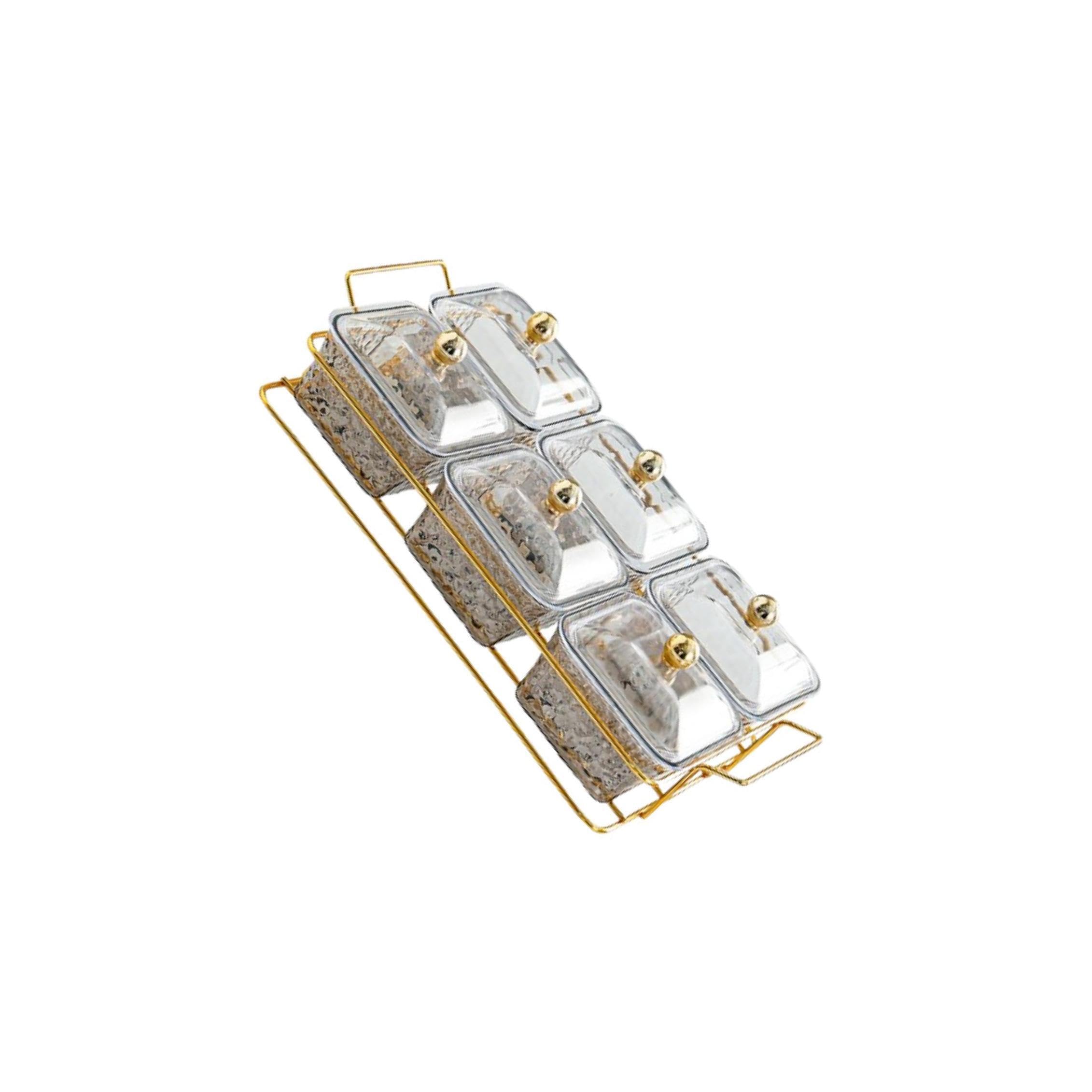 AMSLSIU Multifunctional Snack Serving Tray Divided Candy Nut Containers Dried Fruits And Appetizer Bowls Appetizers Candy Nut Serving Container Appetizer Tray