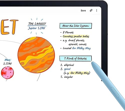 Miniatura 3 de Dogxiong Paquete de 2 bolígrafos Galaxy Tab S6 Lite de repuesto para Samsung Galaxy Tab S6 Lite S Pen Stylus Pen de repuesto, color azul angora