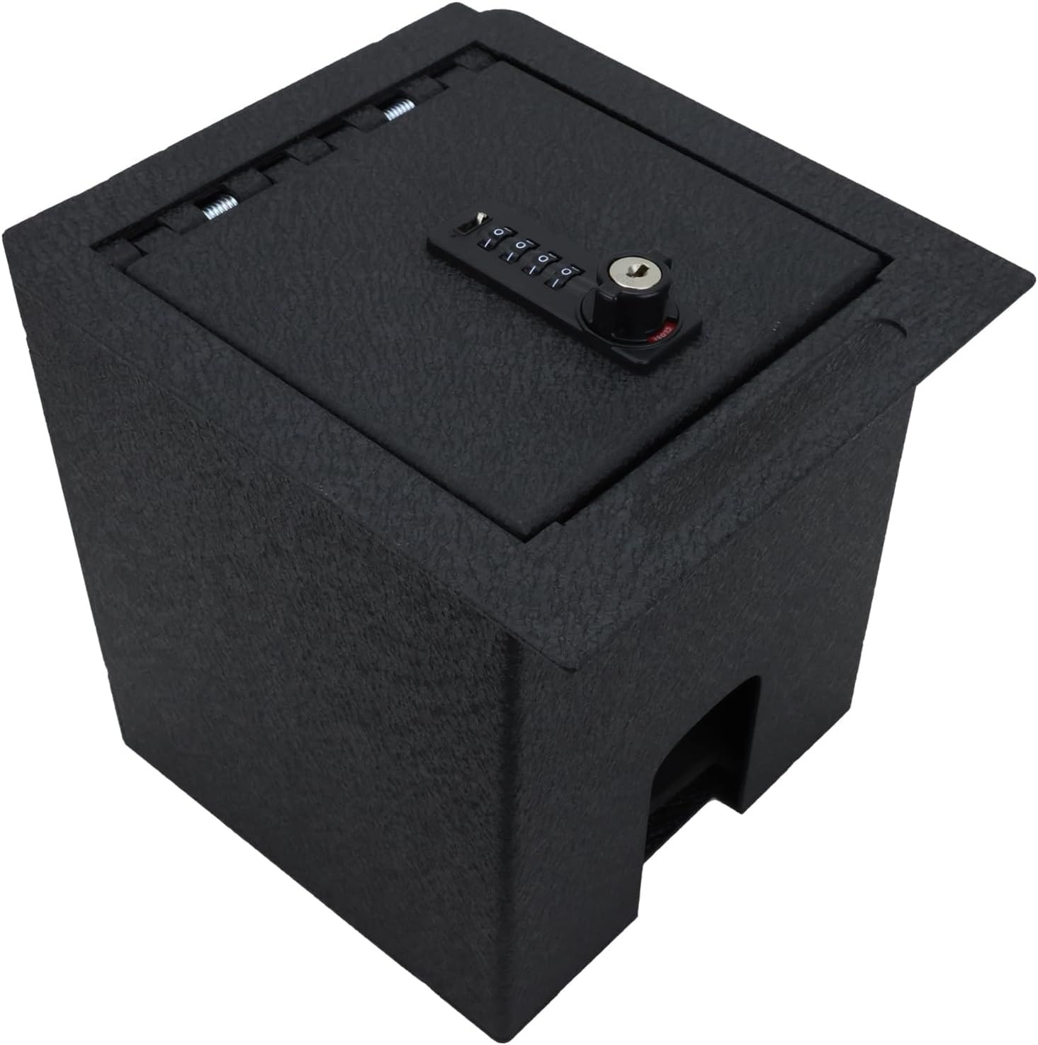 Center Console Gun Safe - Console Gun Vault Compatible with Toyota Tacoma 2016-2023, 4 Digit Lock with Backup Key.