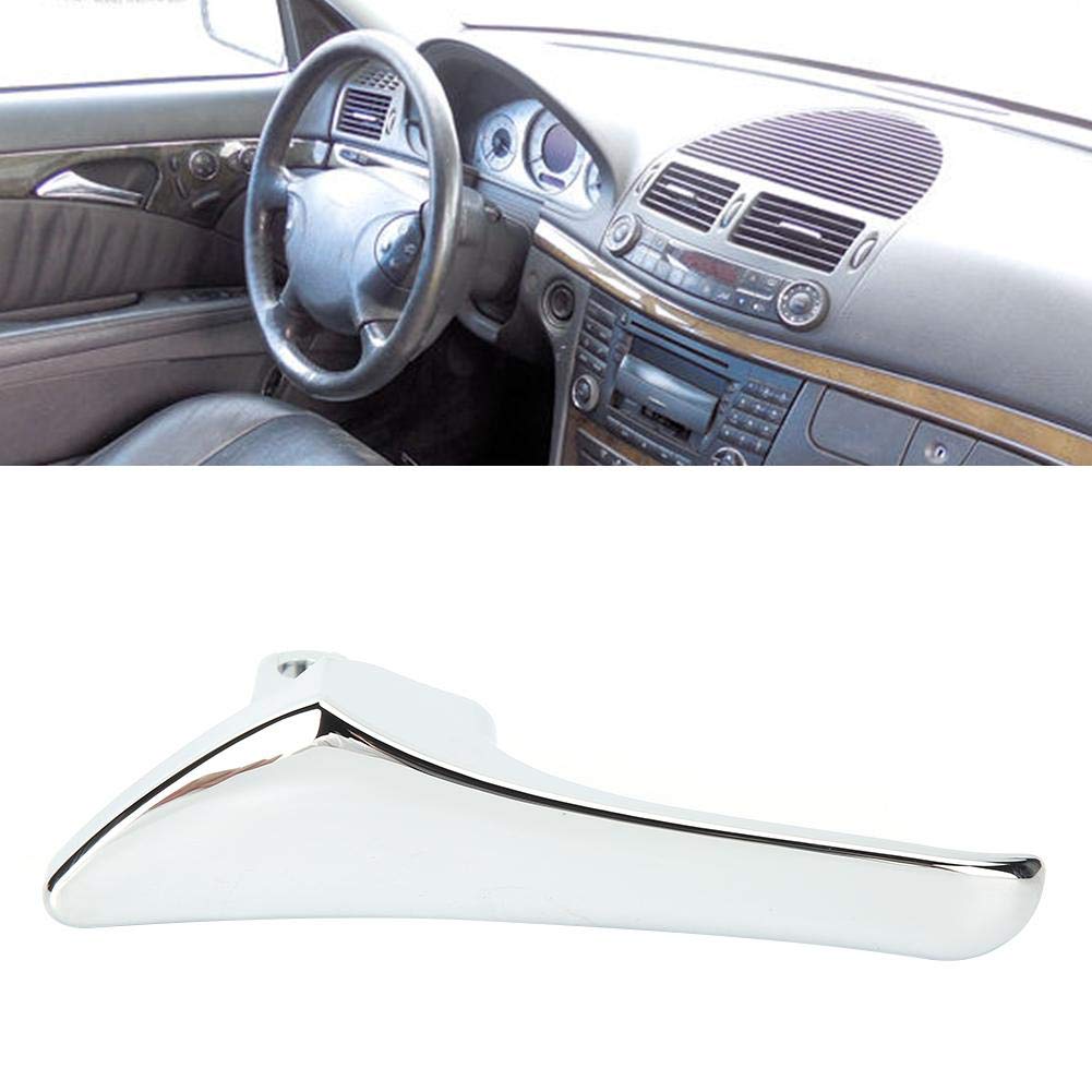 KIMISS Klamka wewnętrzna do samochodu for W211 E Class E320 E500 E63 AMG, chromowa (lewa 2117660124)