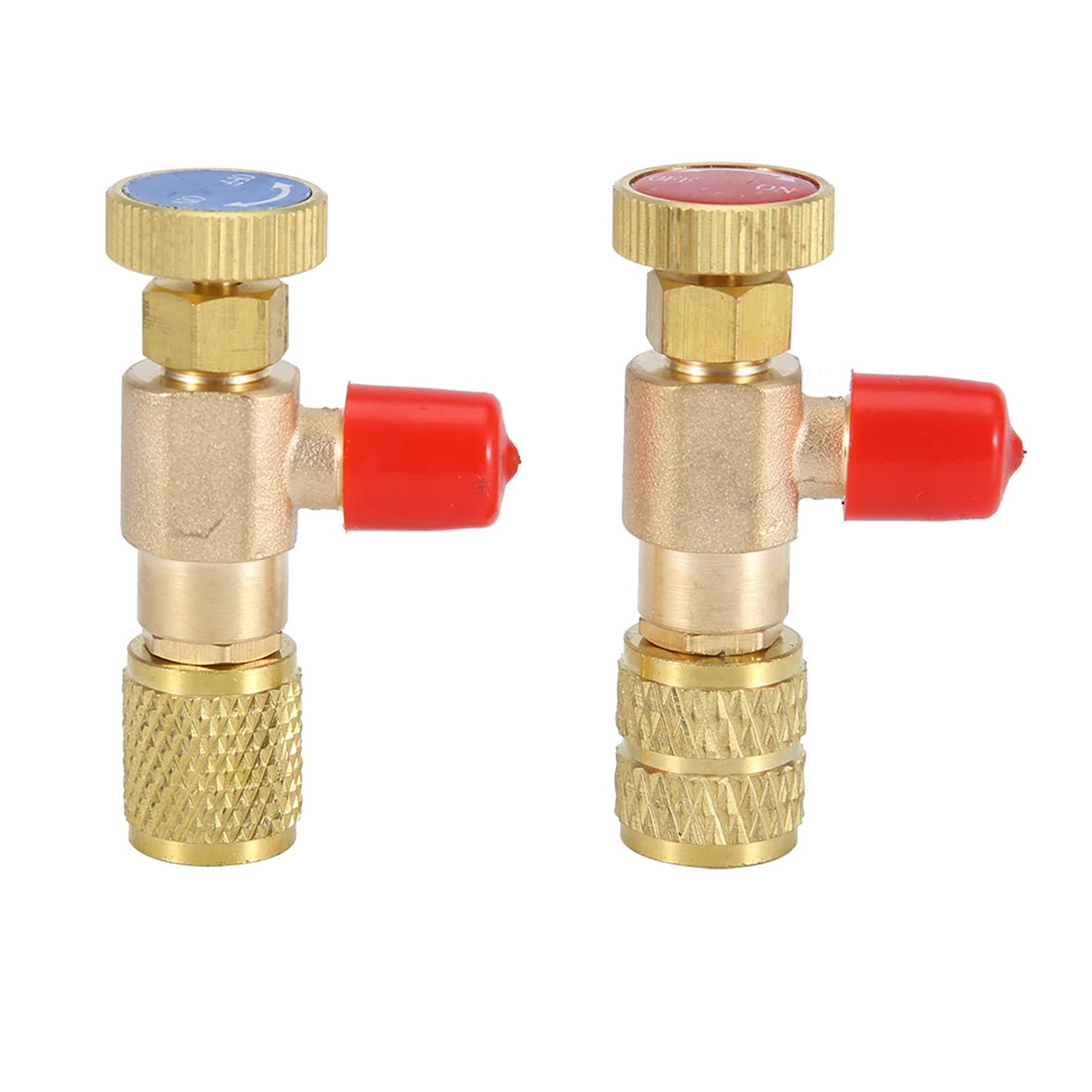 Buy 2pcs Liquid Safety Valve R410A R22 Air Conditioning Refrigerant 1/4