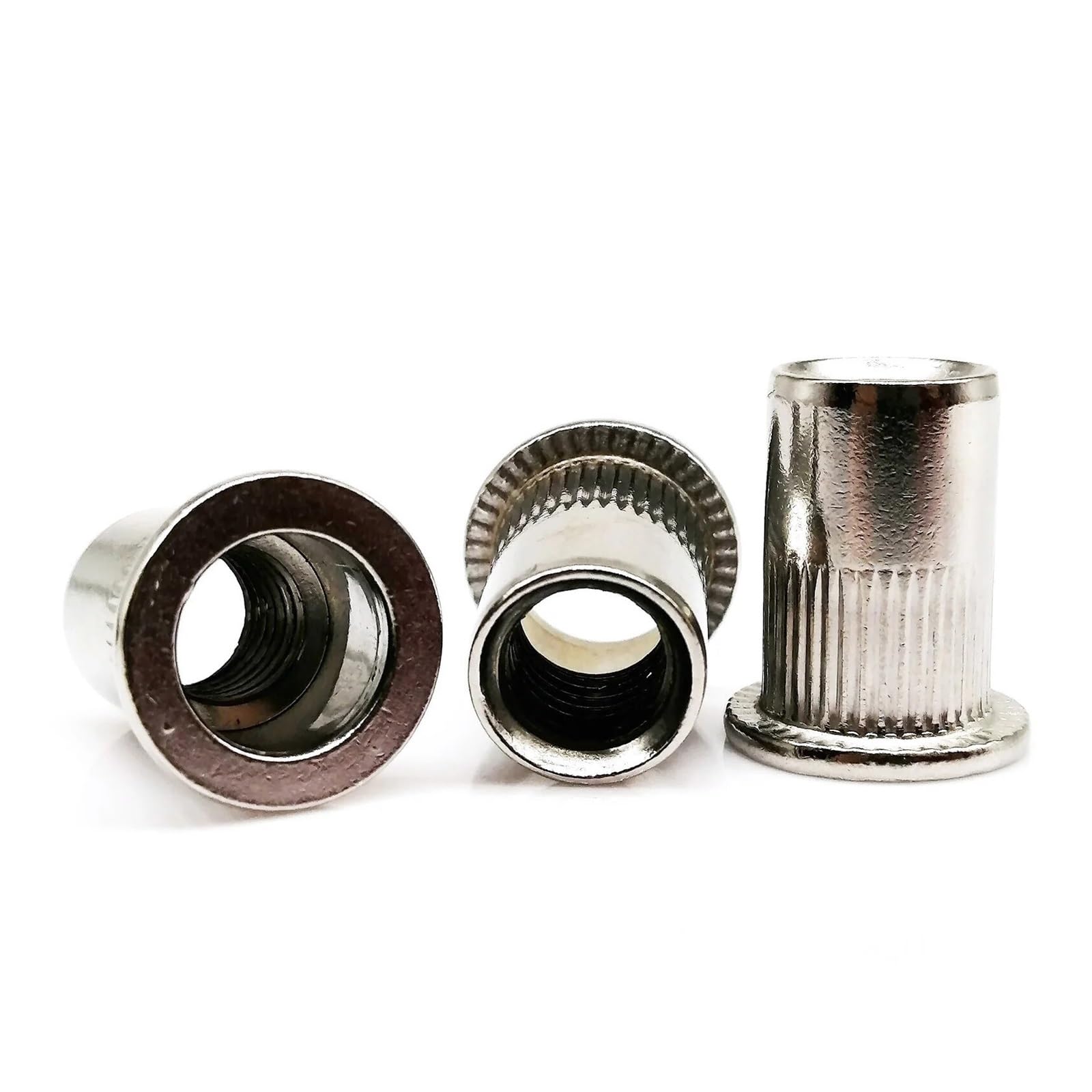 Zestaw narzędzi do nitonakrętek, 304 Nakrętki nitowane z łbem płaskim ze stali nierdzewnej A2-70 M3 do M12, różne opakowania(20pcs M12)