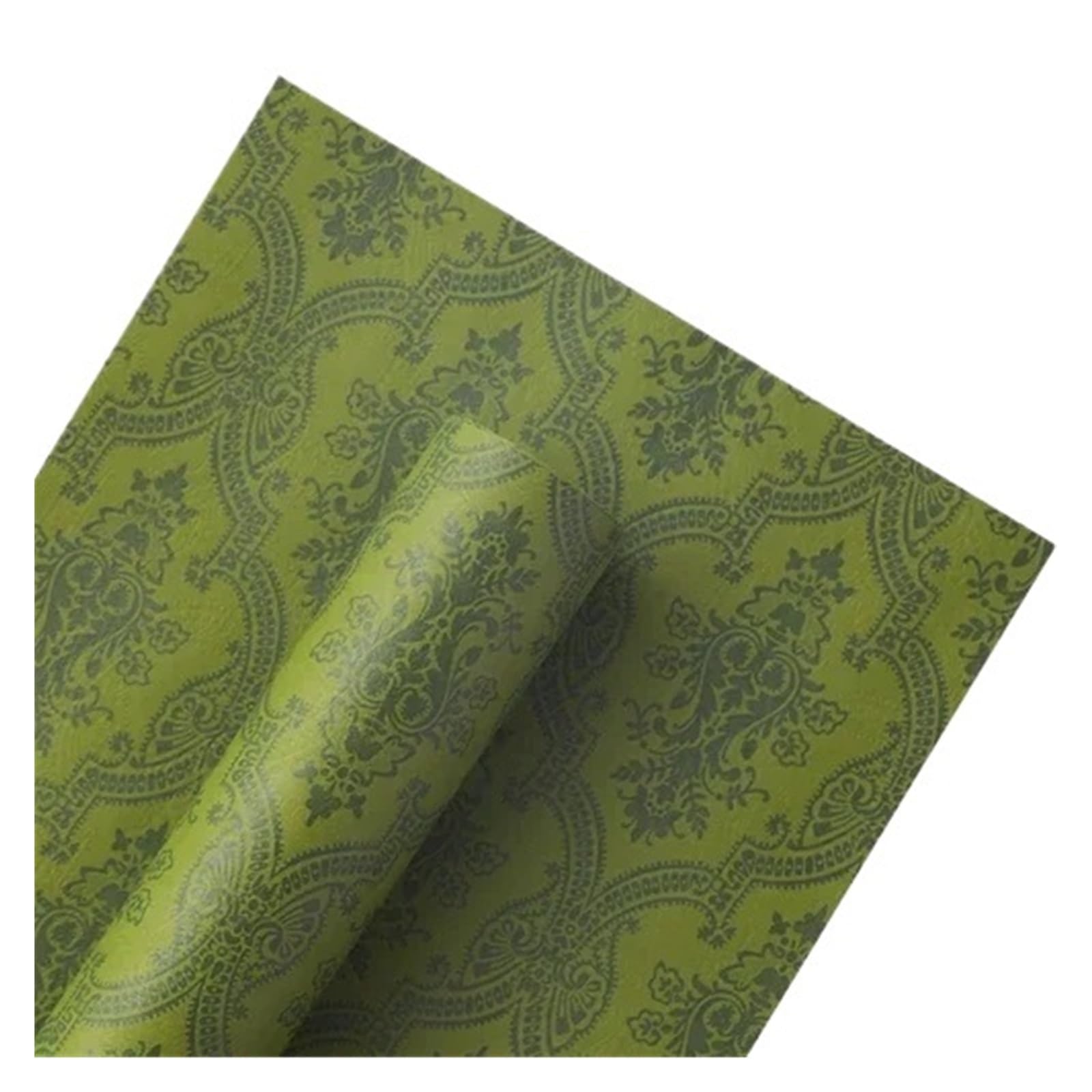 Papier do pakowania bibułki, Papier do pakowania kwiatów z zielonej serii DIY Handmade materiał dekoracyjny do podszewki bukietów Papiery do pakowania prezentów w kształcie kwiatów bożonarodzeniowych