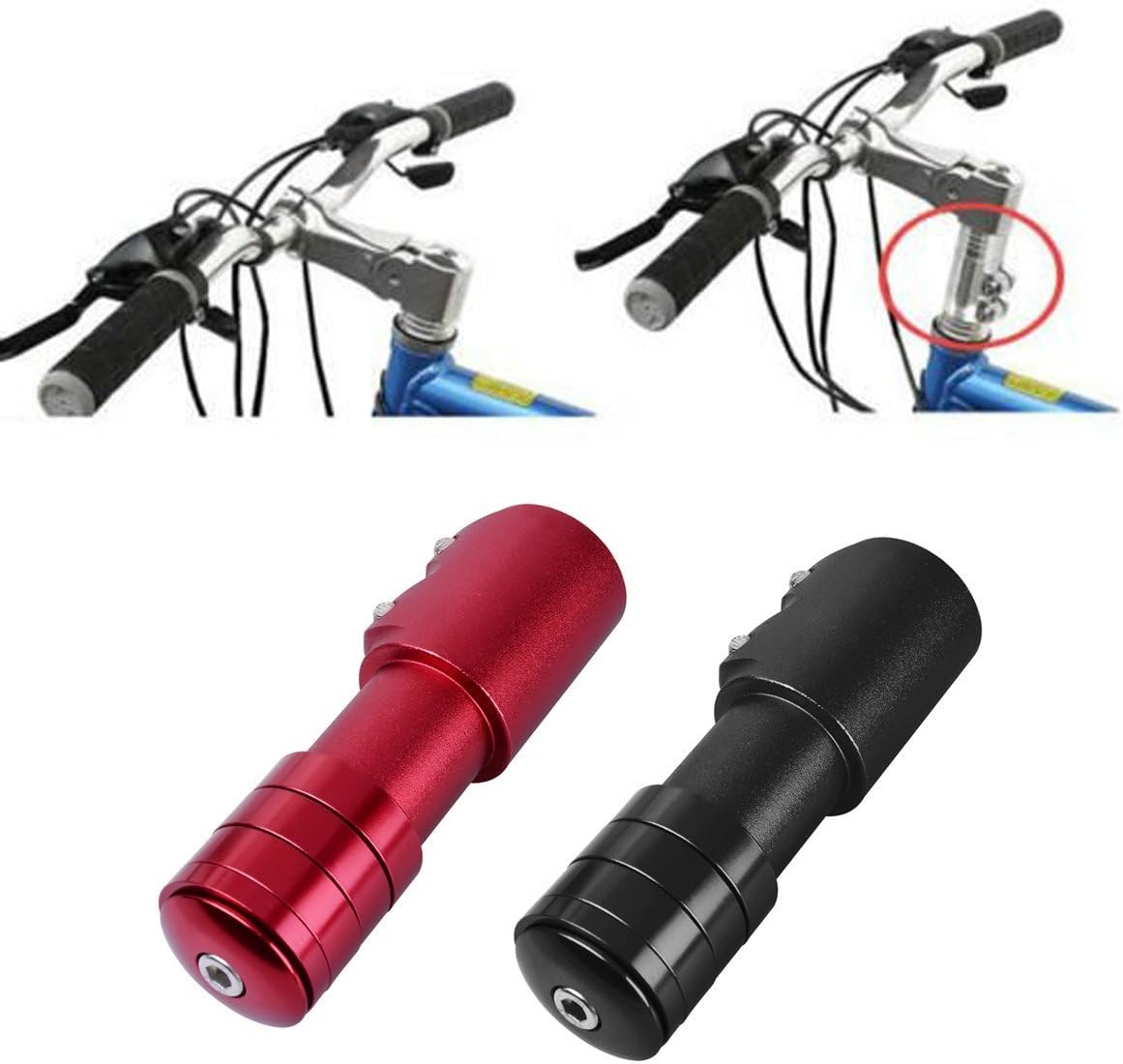 TankerStreet Höhen-Adapter für Ahead-Vorbau, Schwarz, Praktische Sachen ...