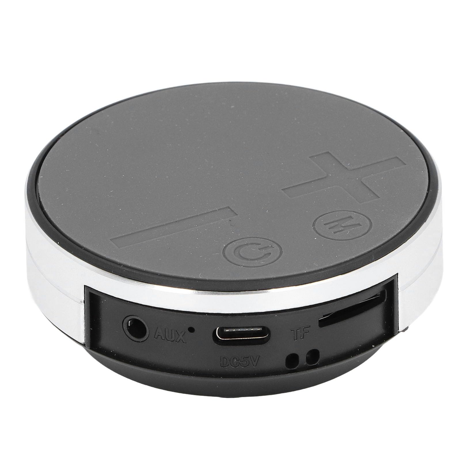 GFJryET Wireless speaker stand, Bone Conduction Speaker, Advanced Technology True Stereo Connectivity Portable(Silver)