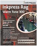 Inkpress Rag Warm Tone 300gsm/24mil 5x7 50 Sheets