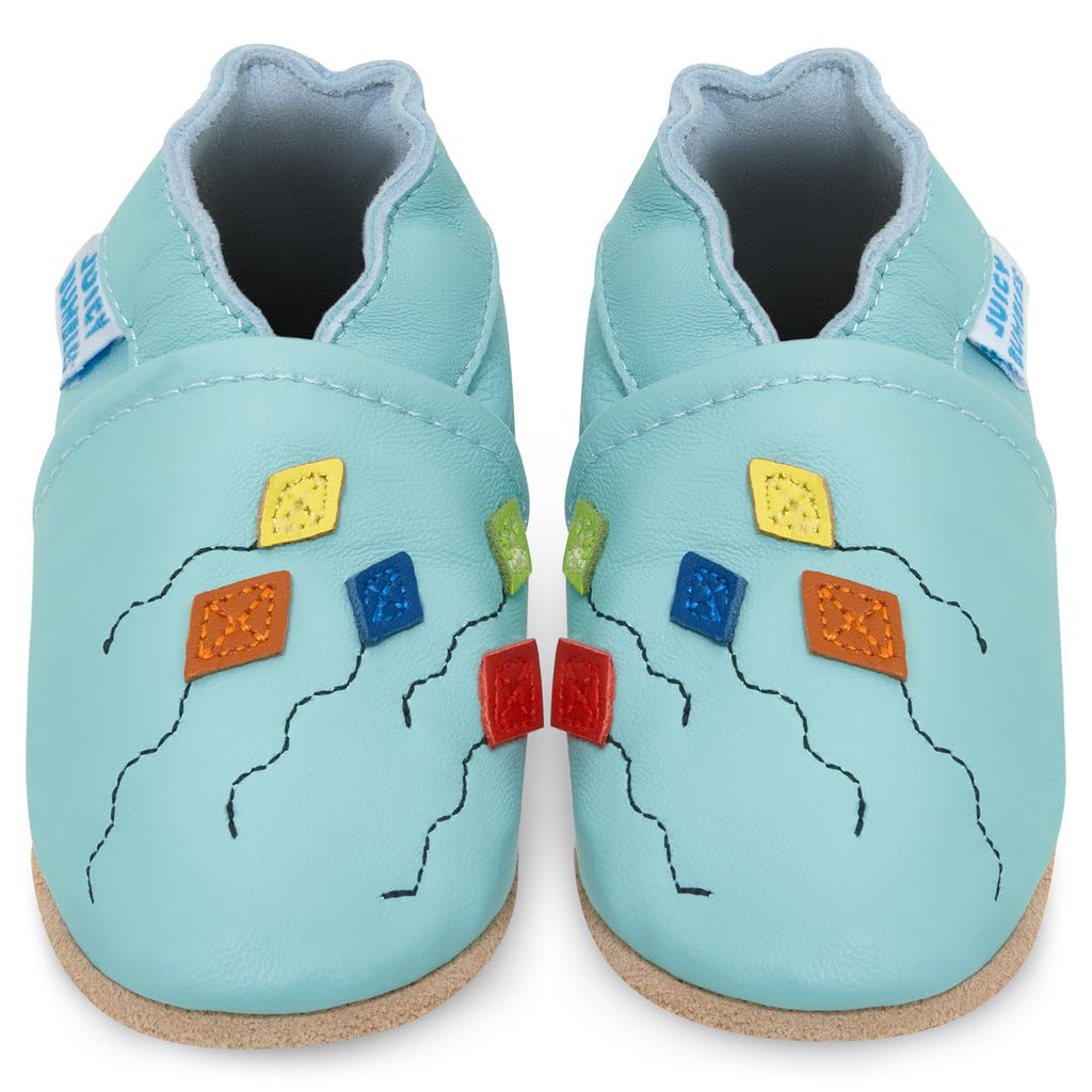Zapatos de Bebé – Zapatillas de Cuero Niño Niña – Patucos de Piel con Elástico para Bebé - Zapatitos Primeros Pasos - Pantuflas Infantiles 0-6 Meses 6-12 Meses 12-18 Meses 18-24 Meses 2-3Años — view 7