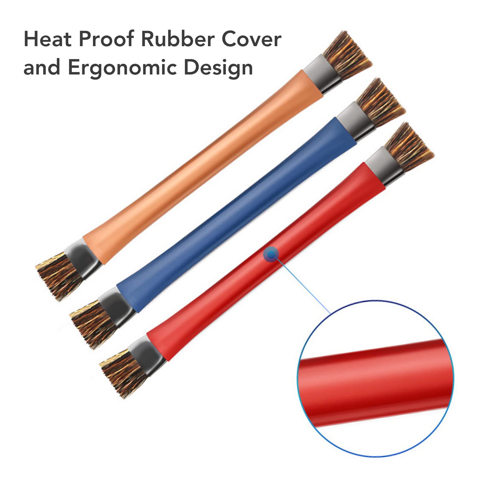 4PCS Anti Static Brush Circuit Board Brush Double Head Electronics Cleaner Cleaning Set Kit for Chip Camera