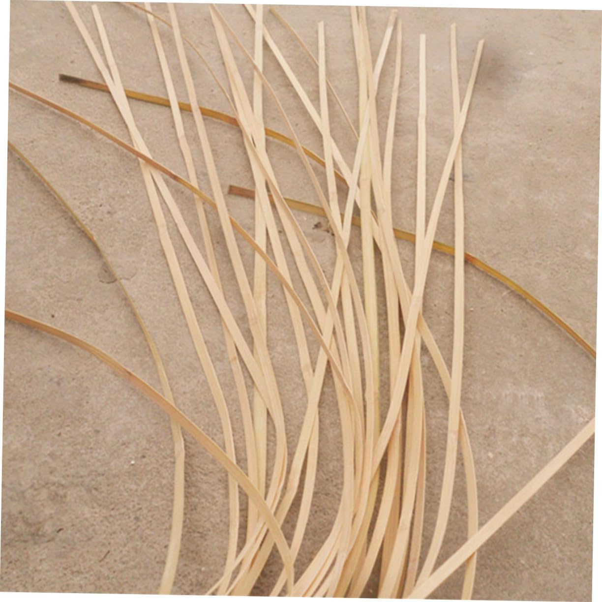 Hohopeti Woven Rattan Strips 20pcs Rattan Roll Sheets for DIY Basket Weaving and Chair Caning